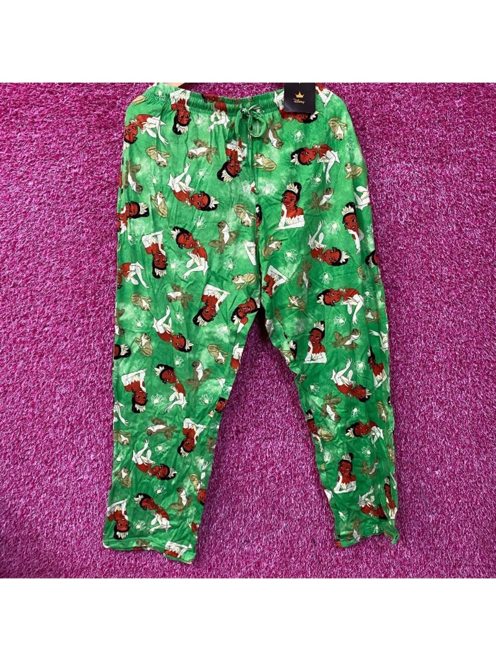 Disney The Princess and the Frog Tiana Pajama Lounge Pants Size 0